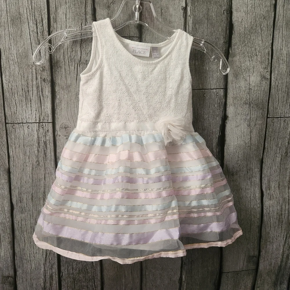 The Children's Place Striped‎ Sleeveless Dress